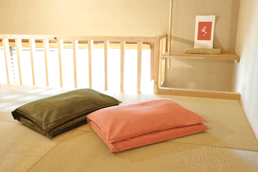 【展開が出来る】 吸水性に優れた熱を逃がす枕 (グリーン)